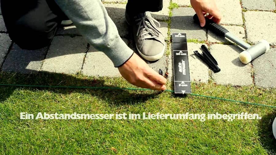 Mähroboter Begrenzungskabel Messen des Abstands
