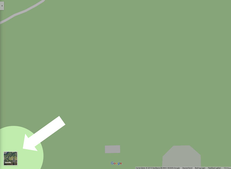 Garten für Mähroboter vermessen mit Google Maps 1